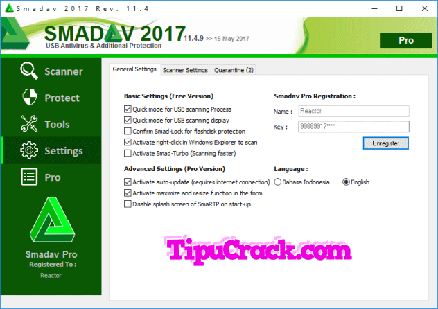 Smadav antivirus with serial key version 10.0