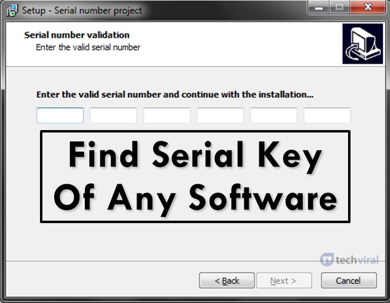 Register my window serial key finder